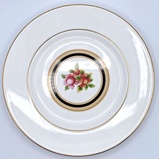 Wedgwood Clio Bread & Butter Plate 6" Black Gold Bone China VTB 1992 VG