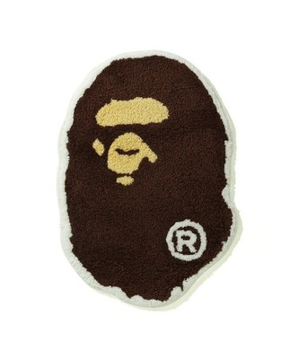 A BATHING APE BIG APE HEAD RUG MAT M 1H20182075 | eBay