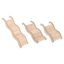 Hamster Climbing Toy Wooden Ladder Bridge Hamster Cage