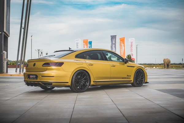Heckansatz Diffusor + Flaps Passend FüR Vw Arteon R-Line Limousine / Shooting Br-image