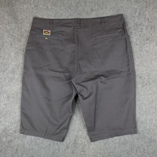 Ben Davis Shorts Mens 46 Gray Chino Twill Workwear Utility Gorilla Logo Work