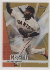 2017 Topps Finest Gold Refractor 1/50 Johnny Cueto #81 fm5