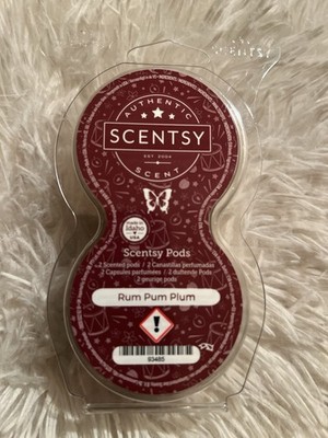 Scentsy Duft Rum Plum Plum Pods Doppelpack für Duftventilator neu