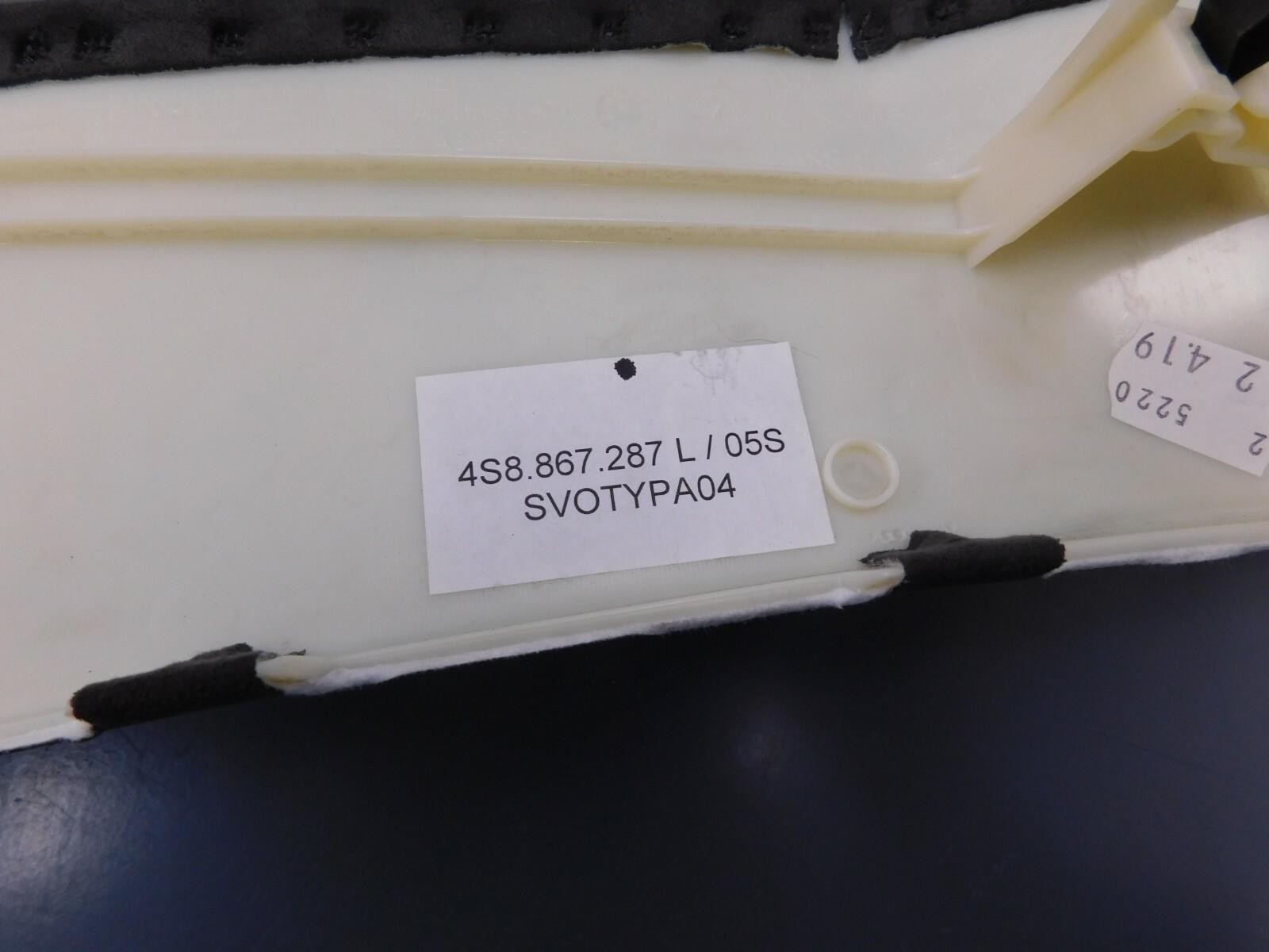 2020 17 18 19 20 Audi R8 V10 Alcantara Pillar Panels #0789 K6
