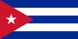 Cuba Flag Self Adhesive Vinyl Sticker