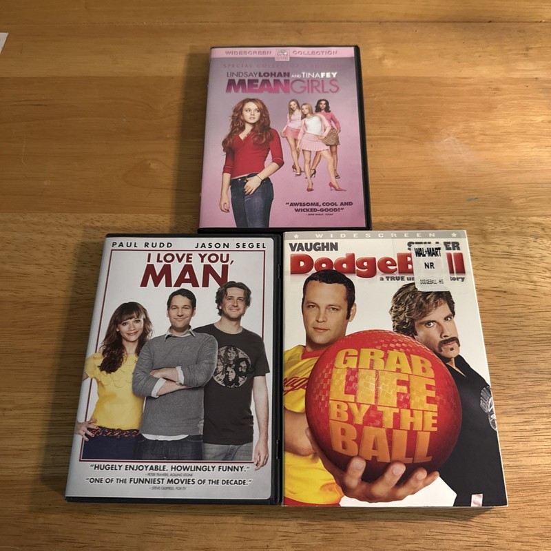 Mean Girls, I Love You, Man, Dodgeball (3 DVD Set)