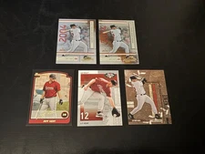 (5) JEFF KENT HOF 2003-2004 HOUSTON ASTROS LOT BOWMAN GOLD ABSOLUTE NMMT