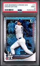 2025 BOWMAN CHROME MEGA BOX #17 SHOHEI OHTANI PSA 9