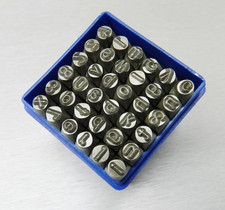HAND METAL MARKING PUNCHES 5Mm 3/16" Lower Case ALPHABET  NUMBERS STAMPS 36-SET