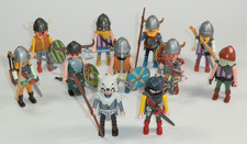 Playmobil - Set, 11 Stück schwer bewaffnete Wikinger, ohne VP #3.26/R
