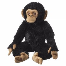 Ikea SANDLOPARE Soft & Cute toy, chimpanzee 32 cm black