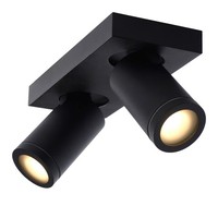 Deckenstrahler Schwarz Aluminium Verstellbar Bad GU10 2200 K Deckenspot KüChe