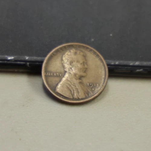 1915 S US Lincoln Cent 1c Semi Key VG+.