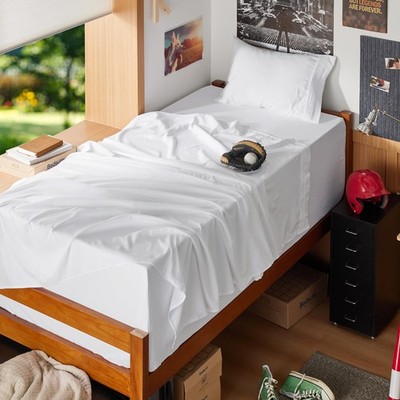 Bedsure Twin XL Sheets Dorm Bedding - GentleSoft, Breathable, Deep Pocket