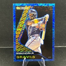 2023 Topps Update RONALD ACUNA JR. Black Gold Insert Blue SP #BG-5