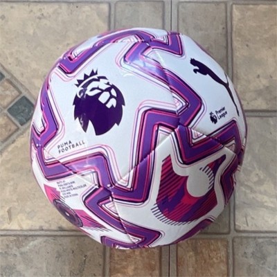 PUMA Orbita 3 Premier League FIFA Quality sizemini Soccer Ball White Purple Pink