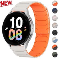 Silicone Magnetic Watch Band Quick Release Smart Watch Strap Bracelet 18 20 22mm