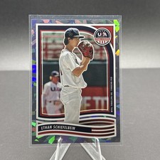 Ethan Schiefelbein 2024 Panini USA Baseball Stars & Stripes Silver Crystals /25