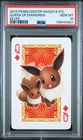 2013 POKEMON CENTER NAGOYA PLAYING CARDS EEVEE QUEEN OF DIAMONDS PSA 10