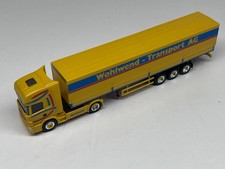 Scania  Sattelzug " Wohlwend " Herpa gebraucht / Bitte lesen. 0484