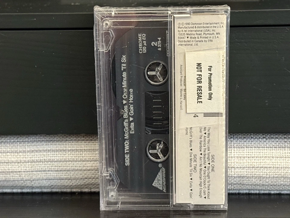 JIMMY MCGRIFF Cassette Tape “You Ought To Think About Me” 1990 Sealed New - Image 2 of 2