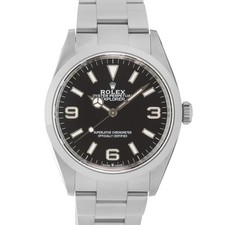 ROLEX Explorer 36 124270 Black Warranty 2022 Box/Paper