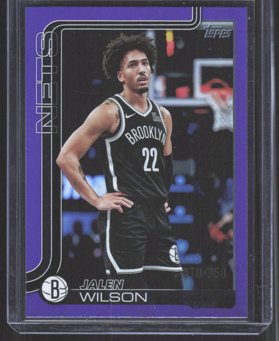 2025-26 Topps #12 Jalen Wilson Purple Rainbow #/250 | eBay