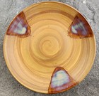 4 Sango Splash Brown 4951 Stoneware Dinner Plates. Georgeous  — photo 2