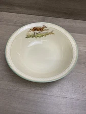 Rosenthal Thomas Ivory China Bavaria Germany Wild Game Serving Bowl 10”