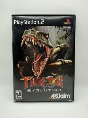 Turok: Evolution (Sony PlayStation 2, 2002) PS2 Complete w/Manual Free Shipping