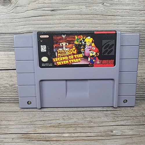 Super Mario RPG Legend of the Seven Stars (Super Nintendo SNES) Authentic TESTED