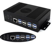 Multi-Functional All-in-Mini-Computer Kit with Raspberry Pi 5, Pi5 PCIe Box I...