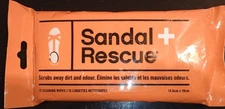 Sandal Rescue All-Natural Sandal Cleaning Wipes - Resealable Pack of 15