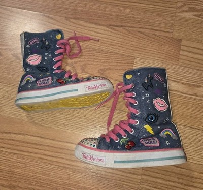 tle Girls' Twinkle Toes Super High  Top