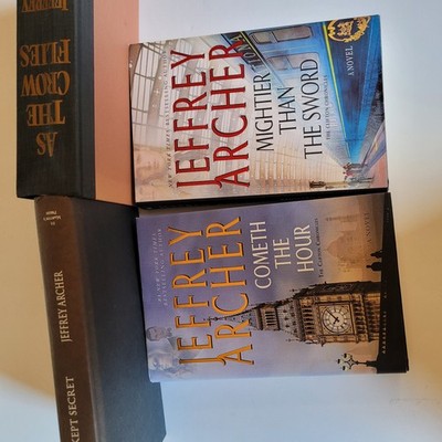 Jeffrey Archer Novels HC, VG Condition, Lot of 4 books