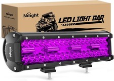 Nilight Led Light Bar 12 Inch Triple Row 8 Kinds Flood Spot Combo Off Road Light