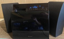 Sony Stereo System CMT-CX4iP CD Player AUX Input with Speakers