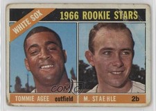 1966 Topps 1966 Rookie Stars Tommie Agee Marv Staehle #164 0z0n