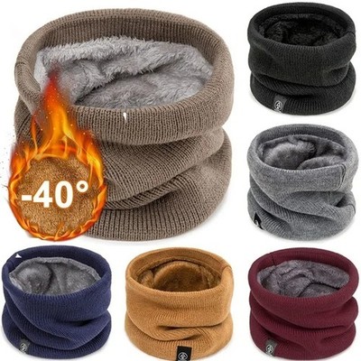 Winter Halswärmer Schal Gesichtsbedeckung warm Strickkragen für Herren Damen Skilauf