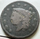 Photo of a 1836-P Large Cent from an eBay listing that sold on Jul 20, 2026