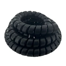 Spiral Wrap Cable Protector - 2.0" OD x 10' Pre-Cut Lengths - Safe Hose Prote...