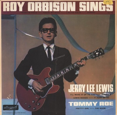 Roy Orbison, Jerry Lee Lewis & Tommy Roe - Roy Orbison Sings UK LP 1965 .