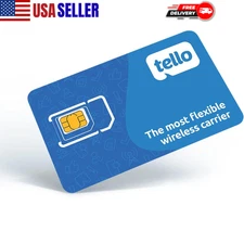 Tello Mobile - US Prepaid SIM Card (3 in 1) | Bring Your Own Phone Kit