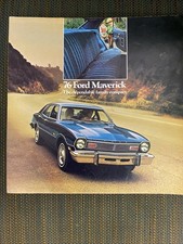 1976 Ford Maverick Original Dealer Sales Brochure Catalog