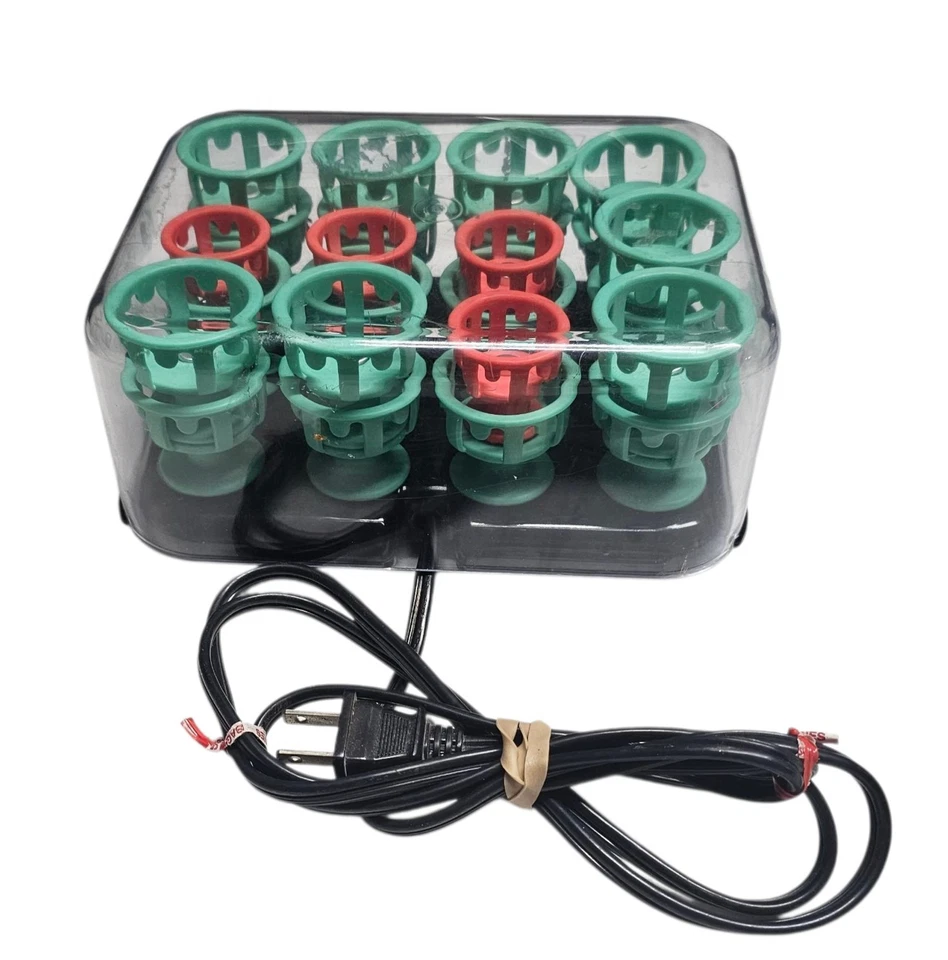 Vtg Clairol Lock 'n Roll Model BT-1 Rollers Tested Working Curly Hair Y2K - Image 4 of 4