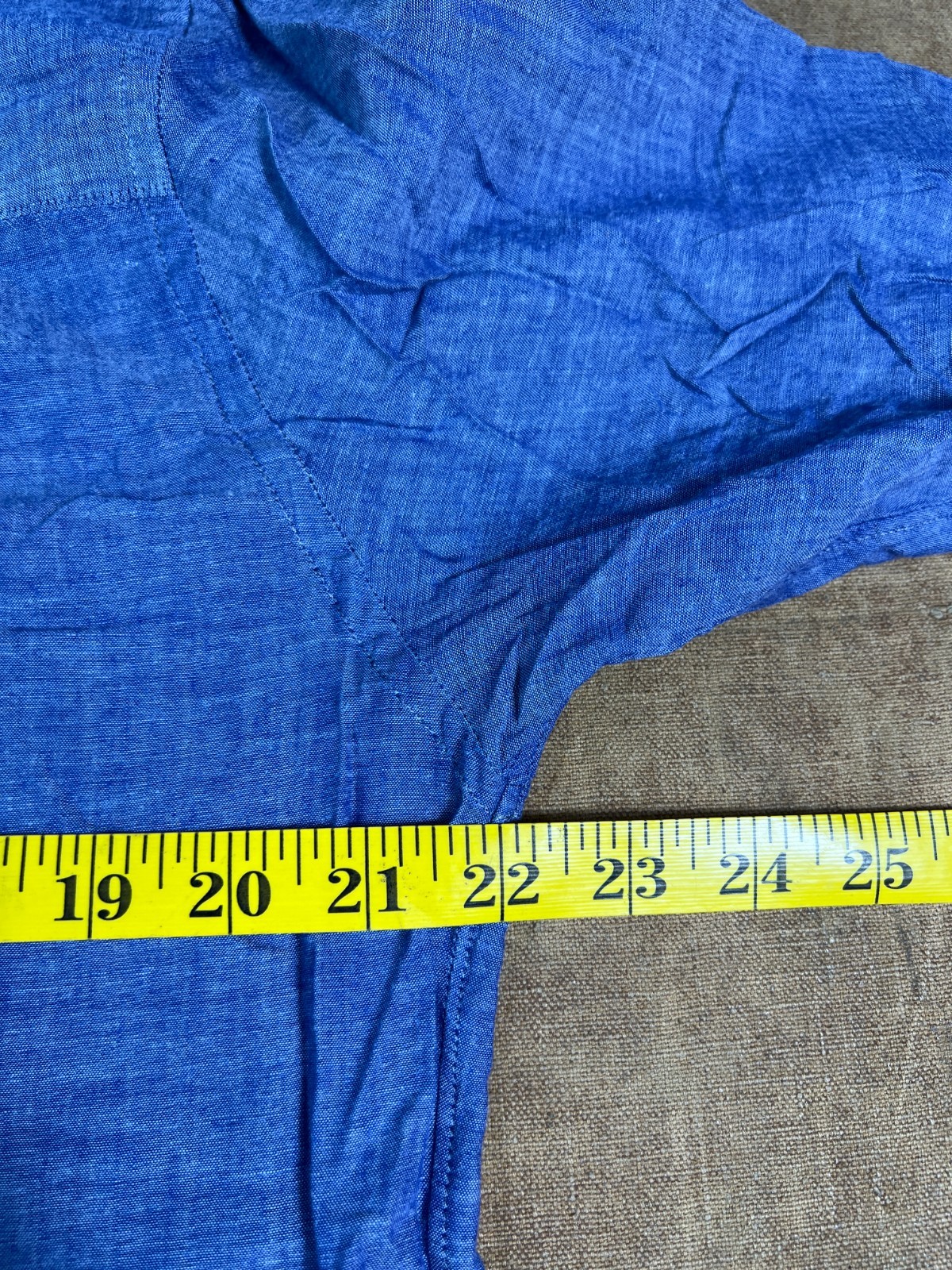 WTAPS 10 Button Down Oxford Chambray Workwear Blu… - image 7