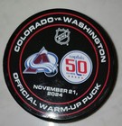 Colorado Avalanche vs Washington Capitals 11-21-2024  Warmup Puck  — photo 1