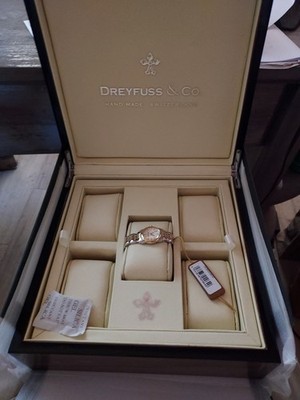 DREYFUSS & CO. HAND MADE WOMAN'S WATCH DLB 00048.41 BRAND NEW IN BOX
