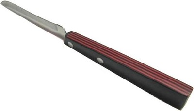 Universal Knife Series Hand Forged/Serrated Steak Knife With Black/Red Hostaform