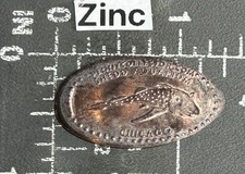 Shedd Aquarium Chicago Illinois Whale Leopard Shark Elongated Pressed Penny Coin